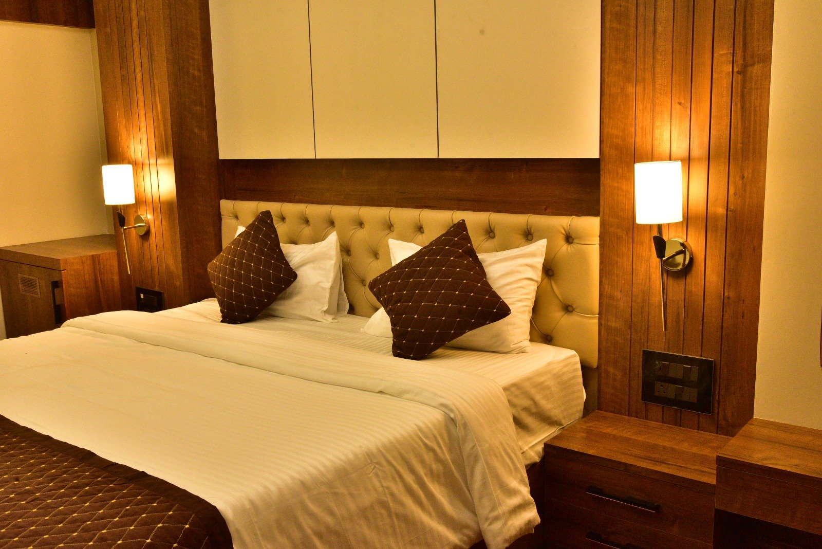 Night view of The Heavens Garden Hotel Guwahati