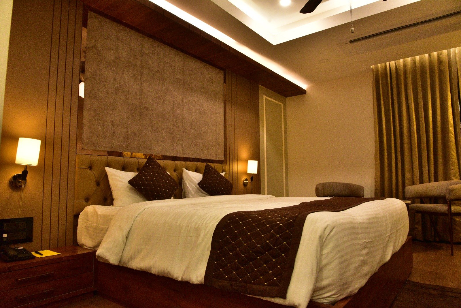 Clean and spacious room for guests in Guwahati hotel