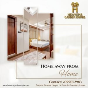 Best Hotel Near Guwahati Railway Station | The Heavens Garden, Paltan Bazar