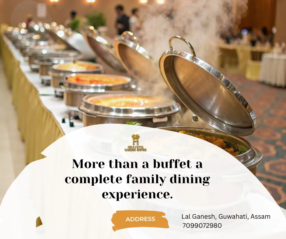 Best buffet lunch in Guwahati with rooftop dining experience